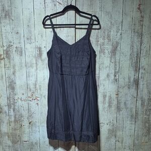 Old Navy Black Textured Sun Dress